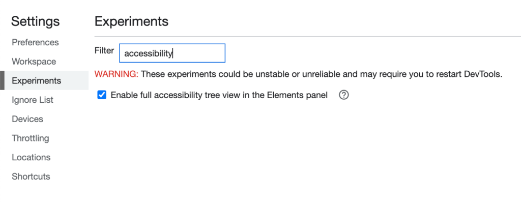 How to activate accessibility tree