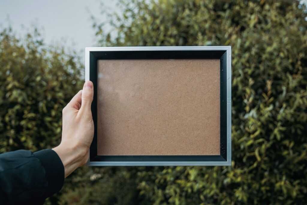 Empty picture frame