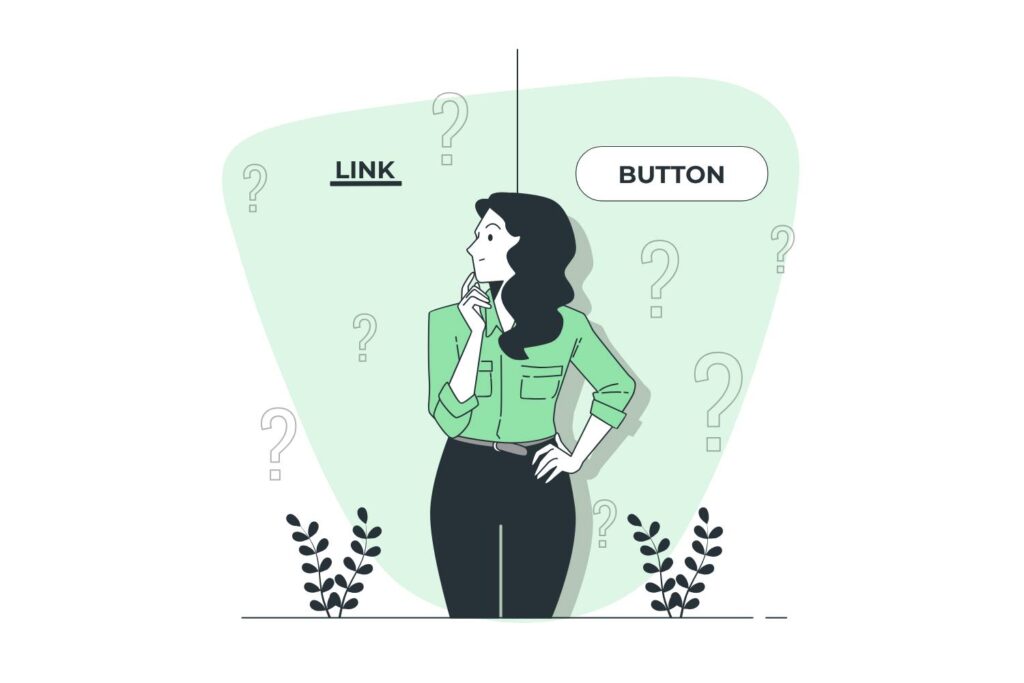 Deciding between links and buttons